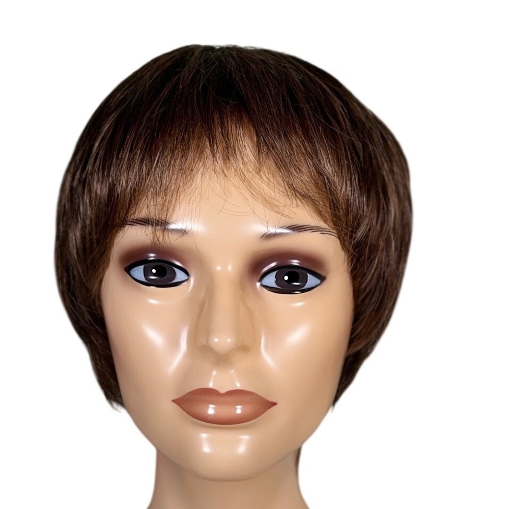 Henry Margu‎ Petite Faith Synthetic Wig 8/14H Brown NWT Pixie Cut